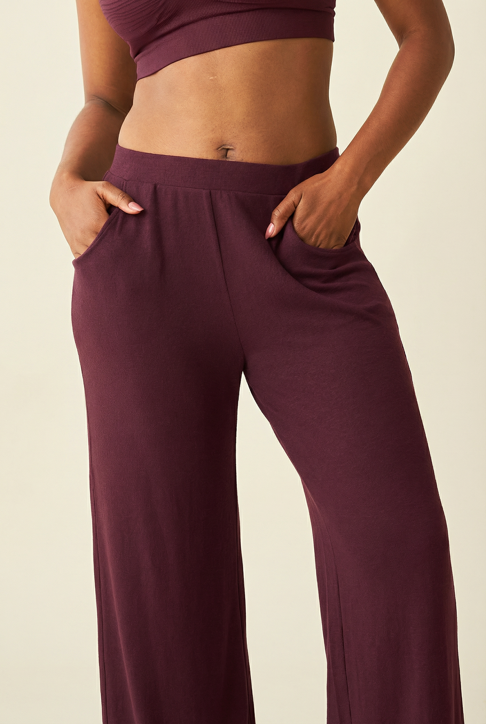 Comfort Weave | Wide-Leg Maternity & Postpartum Lounge Pant