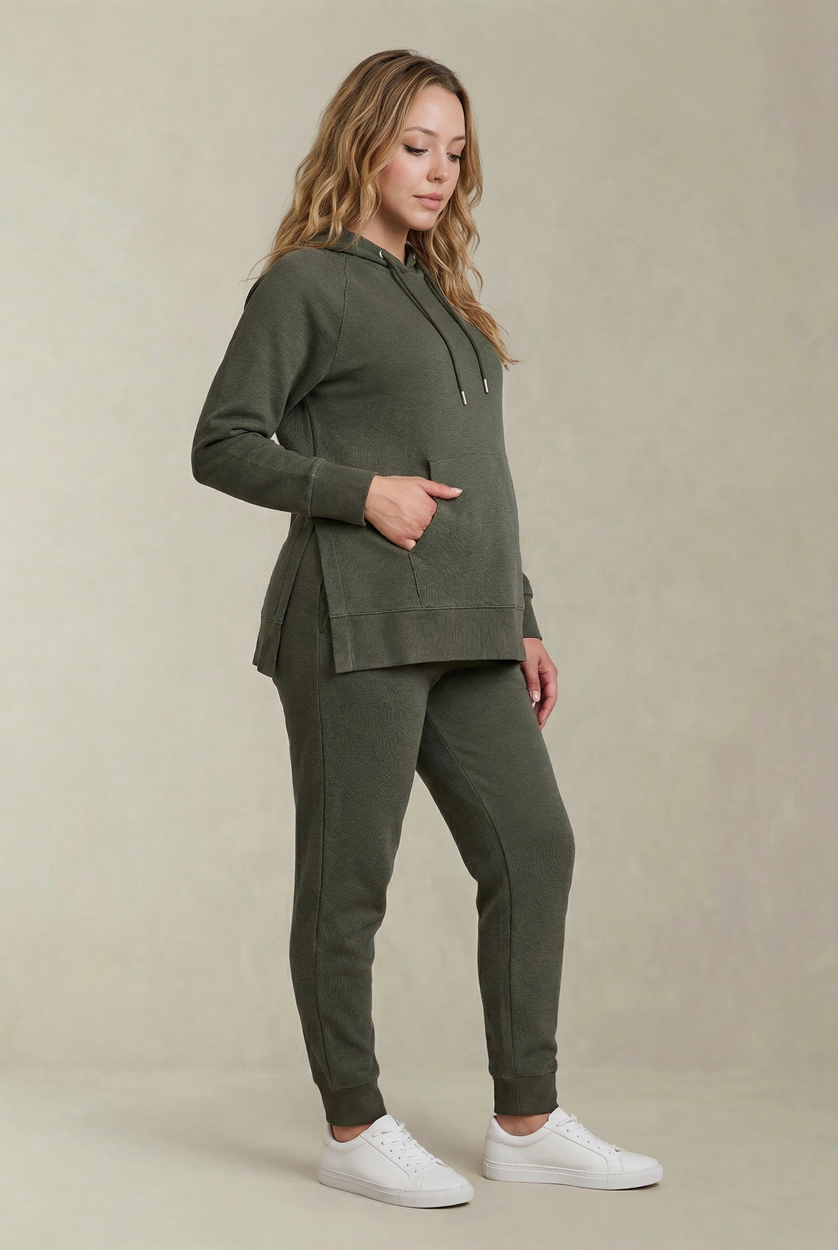 Soft Ease | Maternity & Postpartum Tunic Hoodie