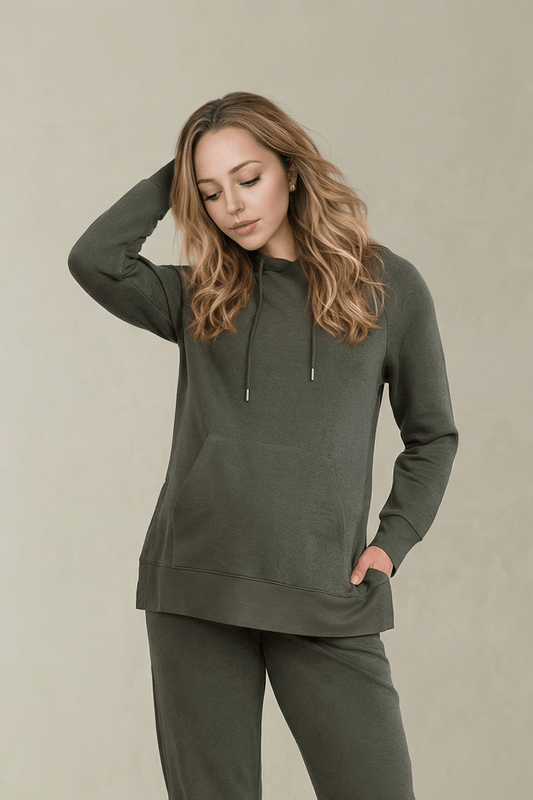 Soft Ease | Maternity & Postpartum Tunic Hoodie - Belly & Beyond