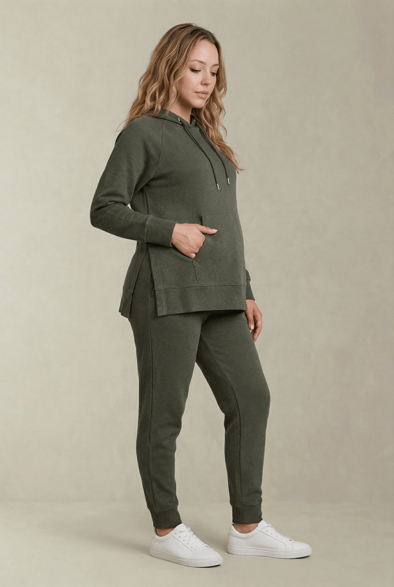 Soft Ease | Maternity & Postpartum Tunic Hoodie - Belly & Beyond