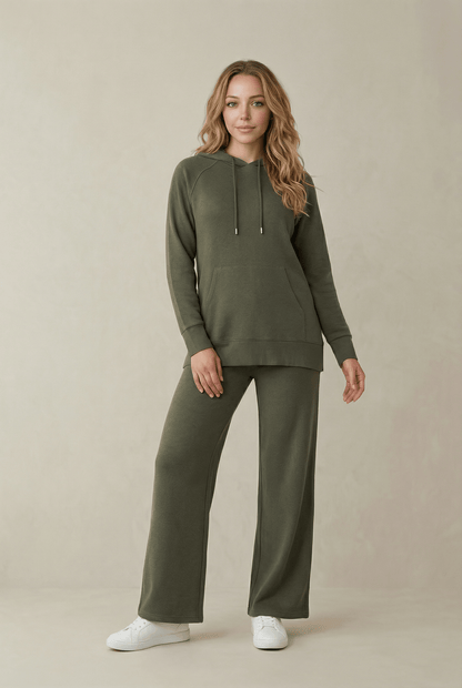 Soft Ease | Wide - Leg Maternity & Postpartum Lounge Pants - Belly & Beyond