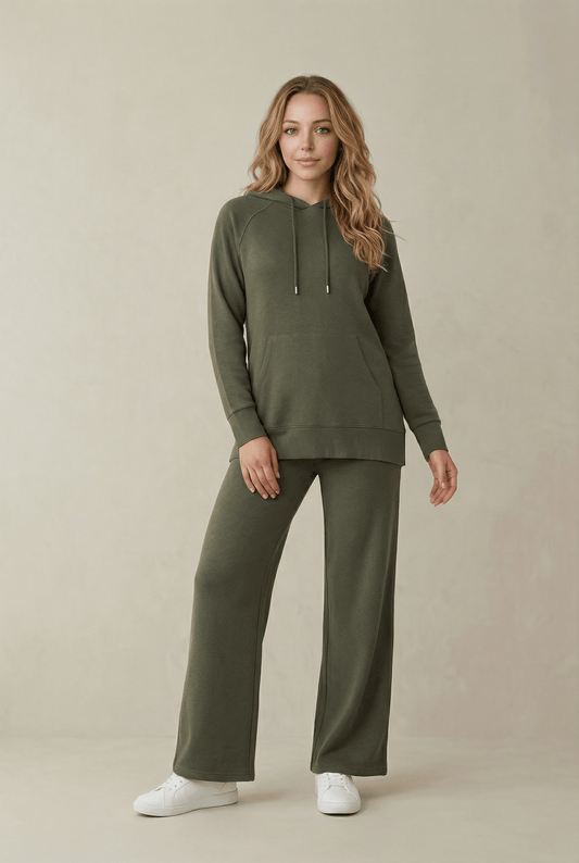 Soft Ease | Wide - Leg Maternity & Postpartum Lounge Pants - Belly & Beyond