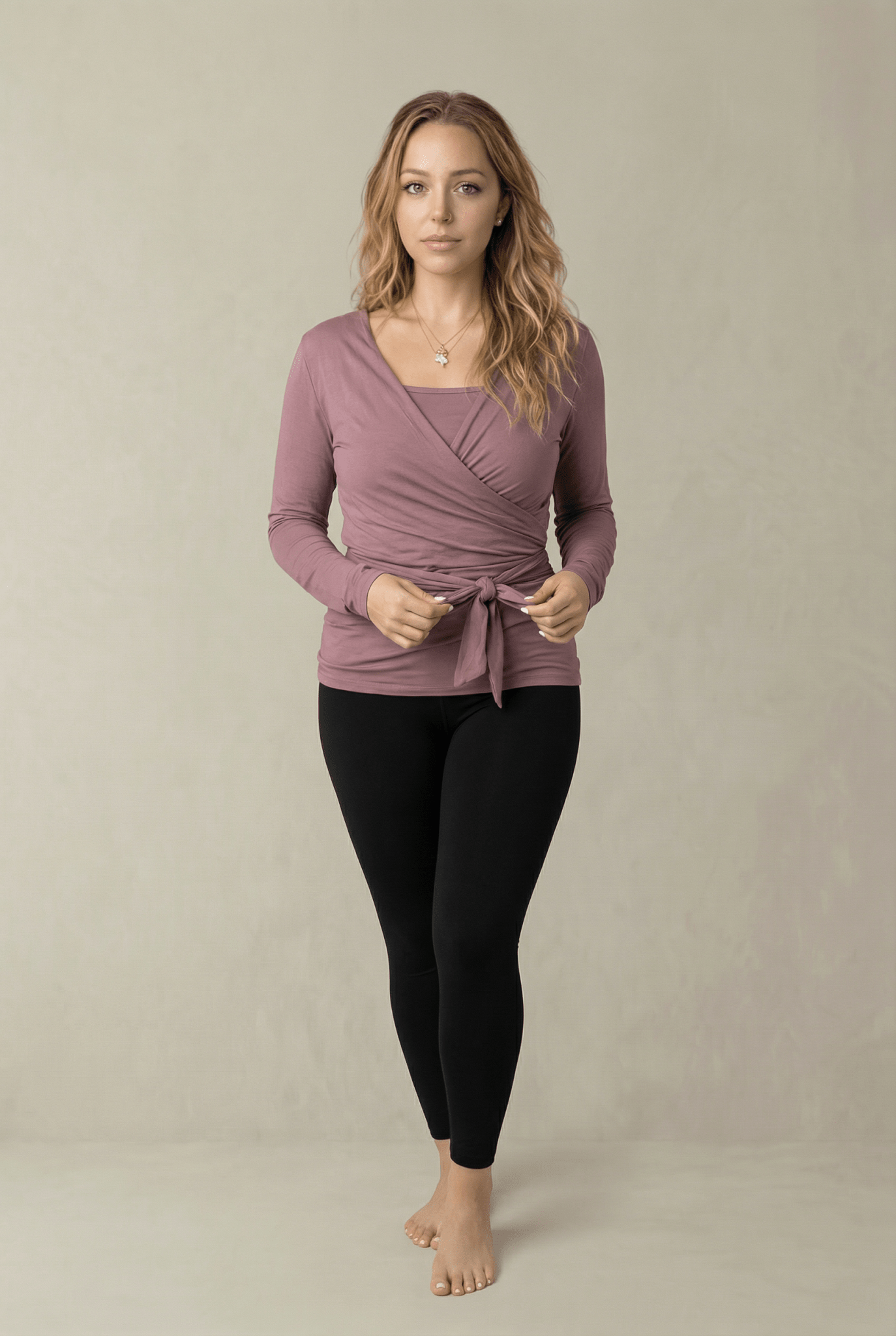 SoftHold | Organic Cotton Skin - to - Skin Wrap Top - Belly & Beyond