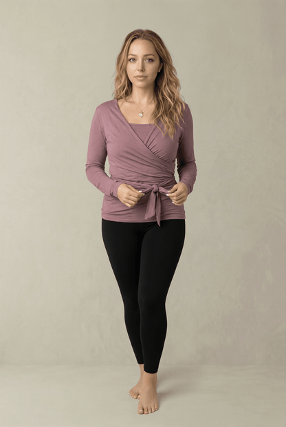 SoftHold | Organic Cotton Skin - to - Skin Wrap Top - Belly & Beyond
